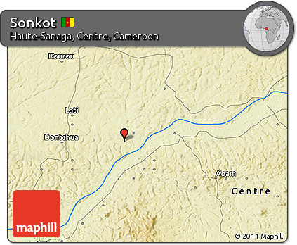 Physical 3D Map of Sonkot