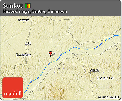 Physical 3D Map of Sonkot
