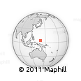 Outline Map of the Area around 4° 53' 57" N, 139° 28' 29" E, rectangular outline
