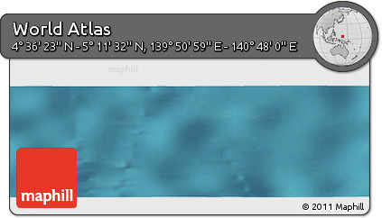Satellite Panoramic Map of the Area around 4° 53' 57" N, 140° 19' 29" E