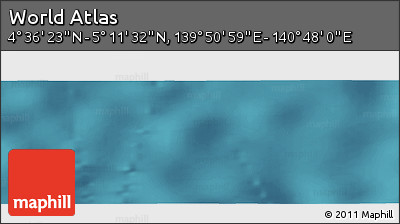 Satellite Panoramic Map of the Area around 4° 53' 57" N, 140° 19' 29" E