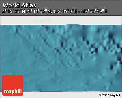 Satellite 3D Map of the Area around 4° 53' 57" N, 147° 7' 30" E