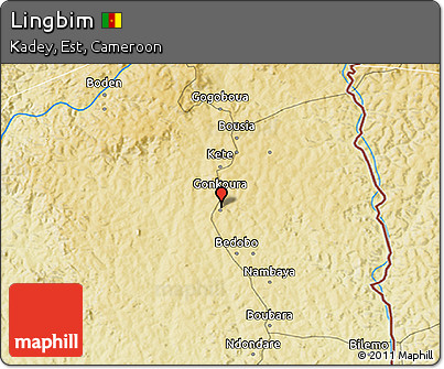 Physical 3D Map of Lingbim