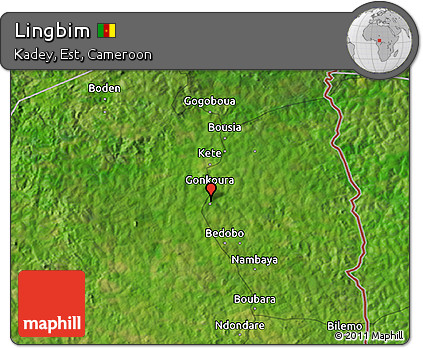 Satellite 3D Map of Lingbim