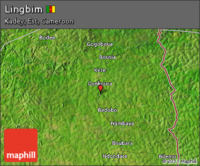 Satellite 3D Map of Lingbim