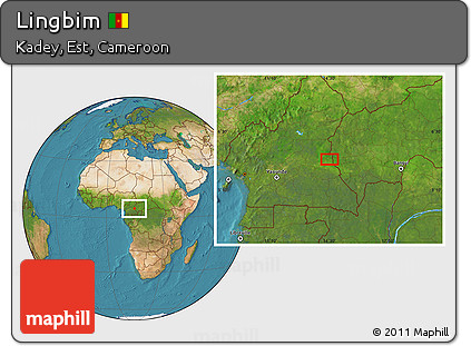 Satellite Location Map of Lingbim