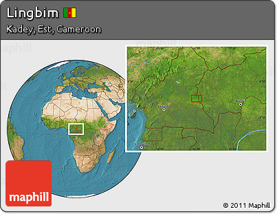 Satellite Location Map of Lingbim