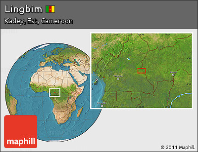 Satellite Location Map of Lingbim