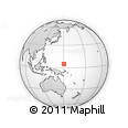 Outline Map of the Area around 4° 53' 57" N, 150° 31' 30" E, rectangular outline