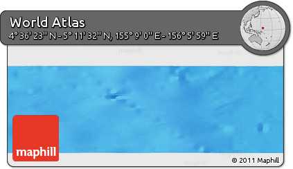 Physical Panoramic Map of the Area around 4° 53' 57" N, 155° 37' 30" E