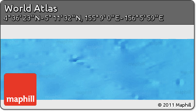 Physical Panoramic Map of the Area around 4° 53' 57" N, 155° 37' 30" E