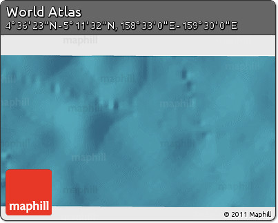 Satellite 3D Map of the Area around 4° 53' 57" N, 159° 1' 30" E