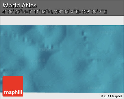 Satellite 3D Map of the Area around 4° 53' 57" N, 159° 1' 30" E