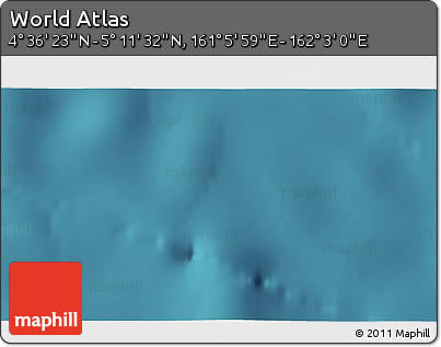 Satellite 3D Map of the Area around 4° 53' 57" N, 161° 34' 29" E