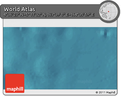 Satellite 3D Map of the Area around 4° 53' 57" N, 164° 7' 30" E