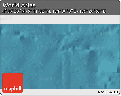 Satellite 3D Map of the Area around 4° 53' 57" N, 164° 58' 29" E