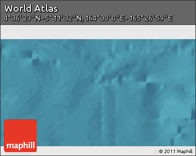 Satellite 3D Map of the Area around 4° 53' 57" N, 164° 58' 29" E