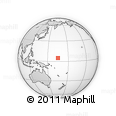 Outline Map of the Area around 4° 53' 57" N, 164° 58' 29" E, rectangular outline