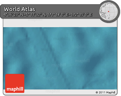 Satellite 3D Map of the Area around 4° 53' 57" N, 171° 46' 30" E