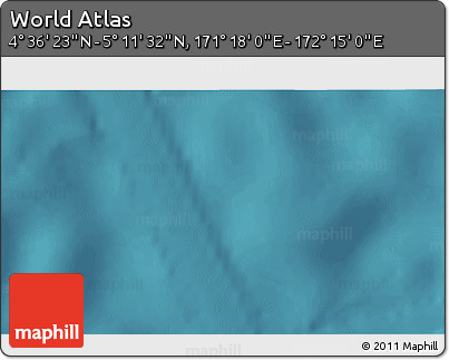 Satellite 3D Map of the Area around 4° 53' 57" N, 171° 46' 30" E
