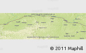 Physical Panoramic Map of the area around 4° 53' 57" N, 19° 37' 30" E