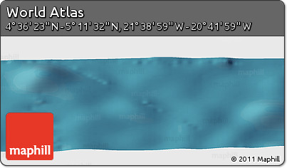 Satellite Panoramic Map of the Area around 4° 53' 57" N, 21° 10' 29" W