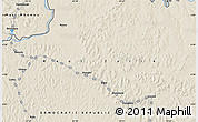 Shaded Relief Map of Zapai