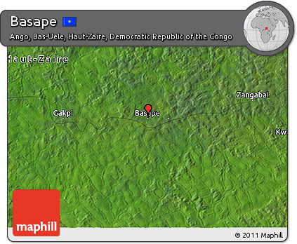 Satellite 3D Map of Basape