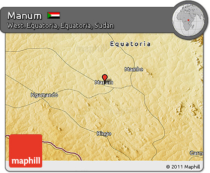 Physical 3D Map of Manum