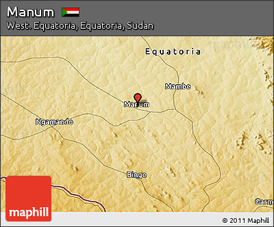 Physical 3D Map of Manum