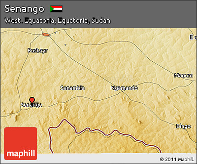 Physical 3D Map of Senango