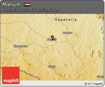 Physical 3D Map of Manum