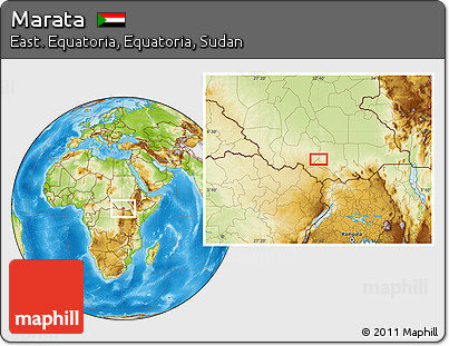 Physical Location Map of Marata