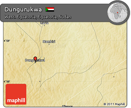 Physical Map of Dungurukwa