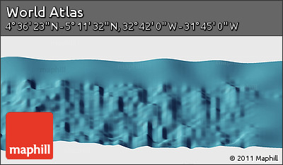 Satellite Panoramic Map of the Area around 4° 53' 57" N, 32° 13' 30" W