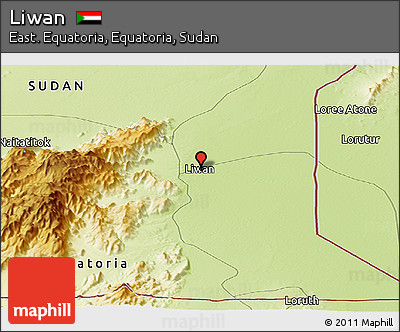 Physical Panoramic Map of Liwan
