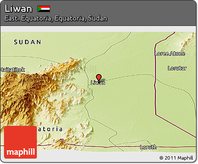 Physical Panoramic Map of Liwan