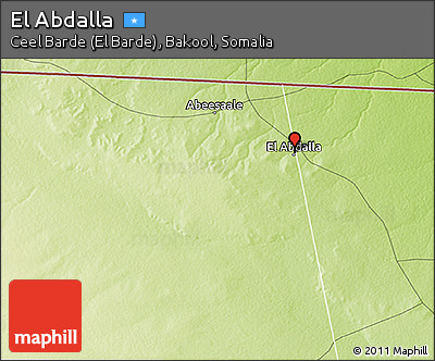 Physical 3D Map of El Abdalla