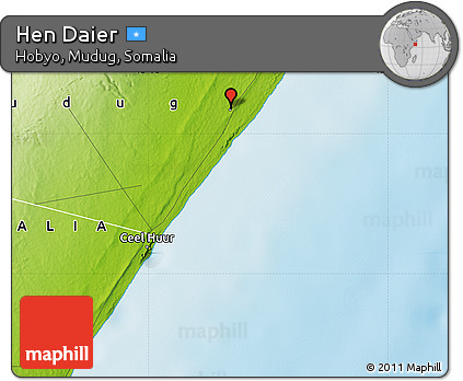 Physical Map of Hen Daier