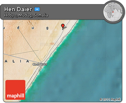Satellite Map of Hen Daier