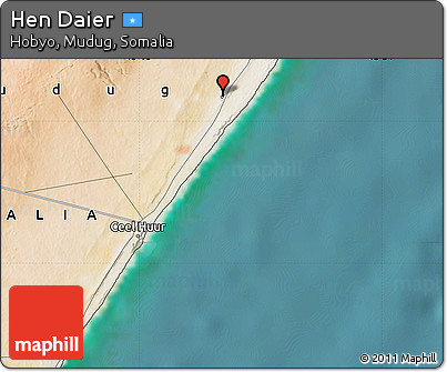 Satellite Map of Hen Daier