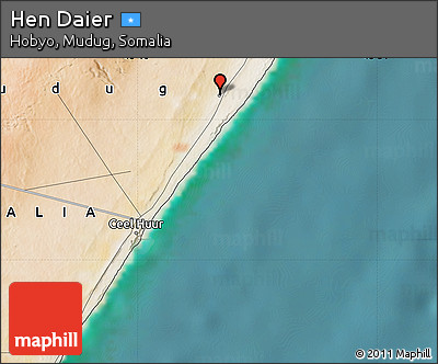 Satellite Map of Hen Daier