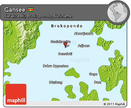Physical 3D Map of Gansee