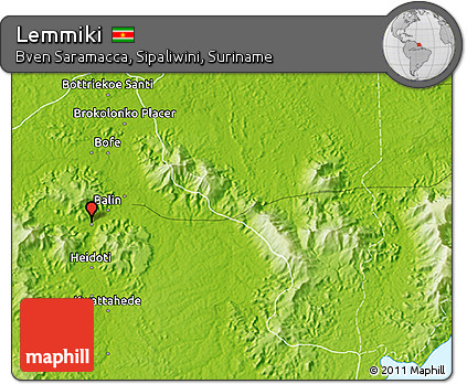 Physical 3D Map of Lemmiki