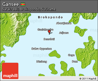 Physical 3D Map of Gansee