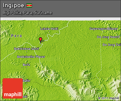 Physical 3D Map of Ingipoe