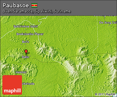 Physical 3D Map of Paubasoe