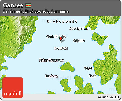 Physical 3D Map of Gansee