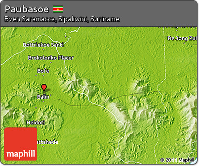 Physical 3D Map of Paubasoe