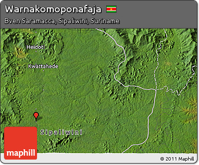 Satellite 3D Map of Warnakomoponafaja